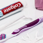 toothpaste & toothbrush